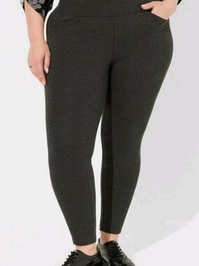 torrid Ponte Skinny Leggings - Dark Charcoal